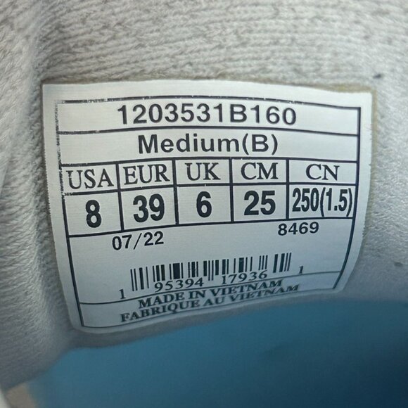 Brooks Adrenaline GTS 22 Athletic Running Shoes Womens 8 Blue Pink Leopard - Picture 9 of 10